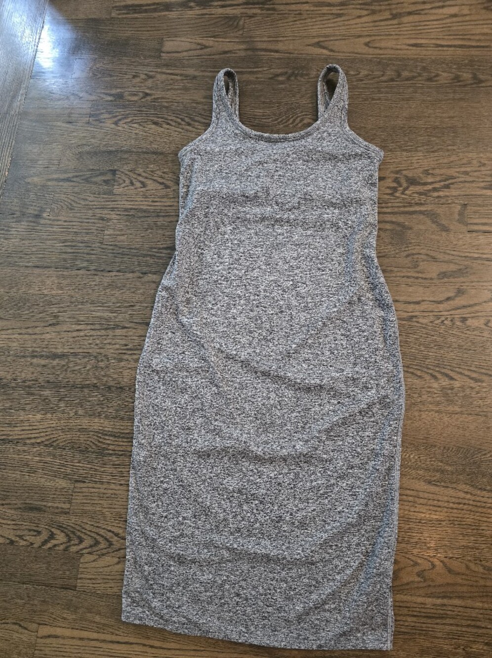 Vuori Halo Essential Tank Dress, Grey Heather, Large